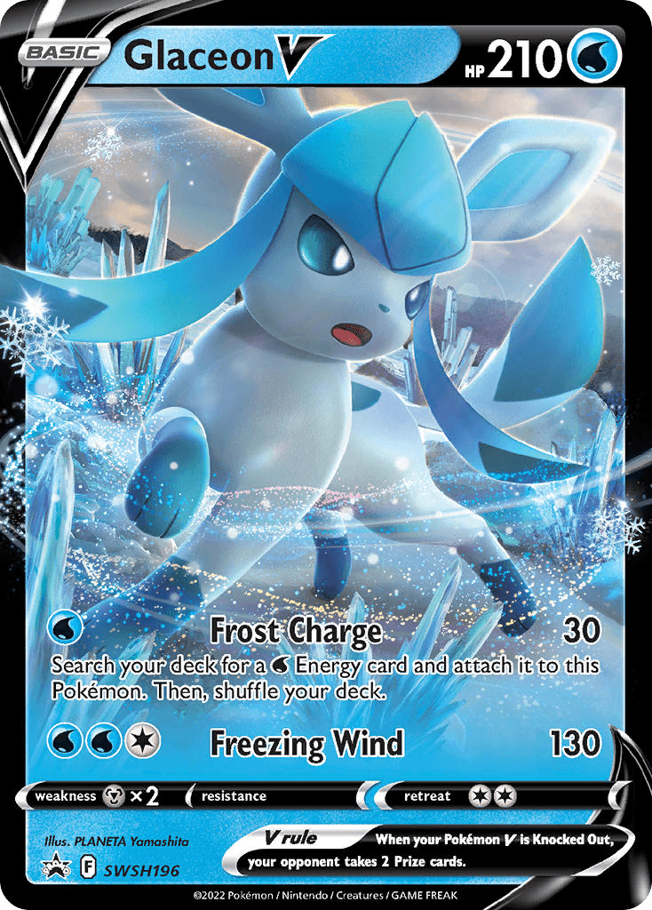 Glaceon V — SWSH Black Star Promos #SWSH196