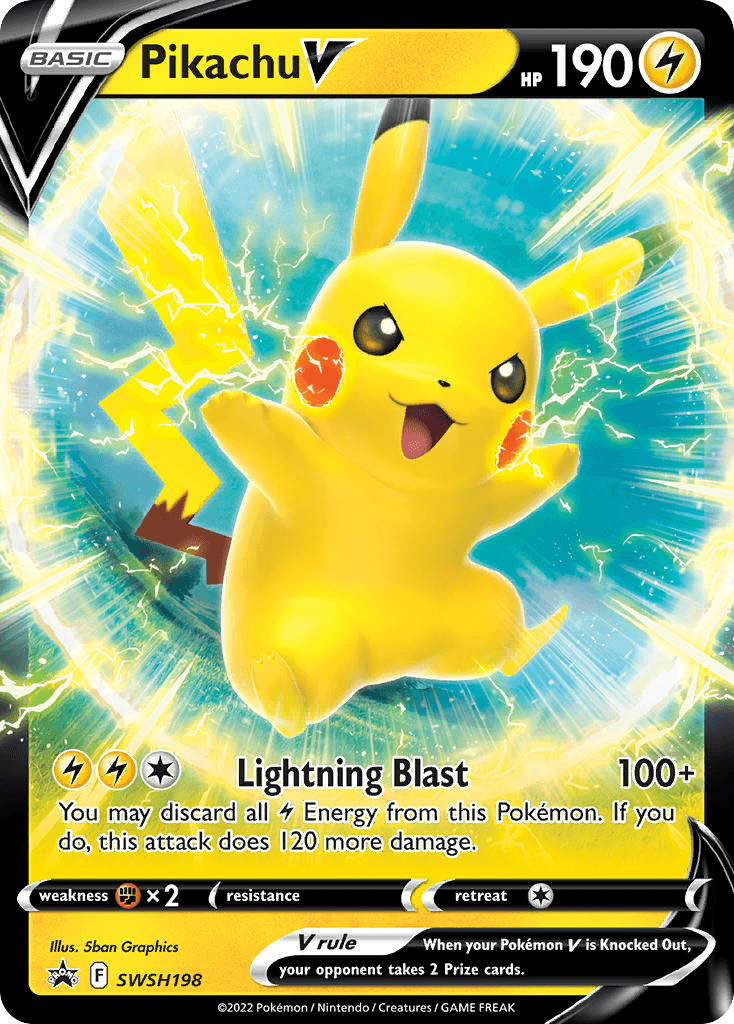 Pikachu V — SWSH Black Star Promos #SWSH198