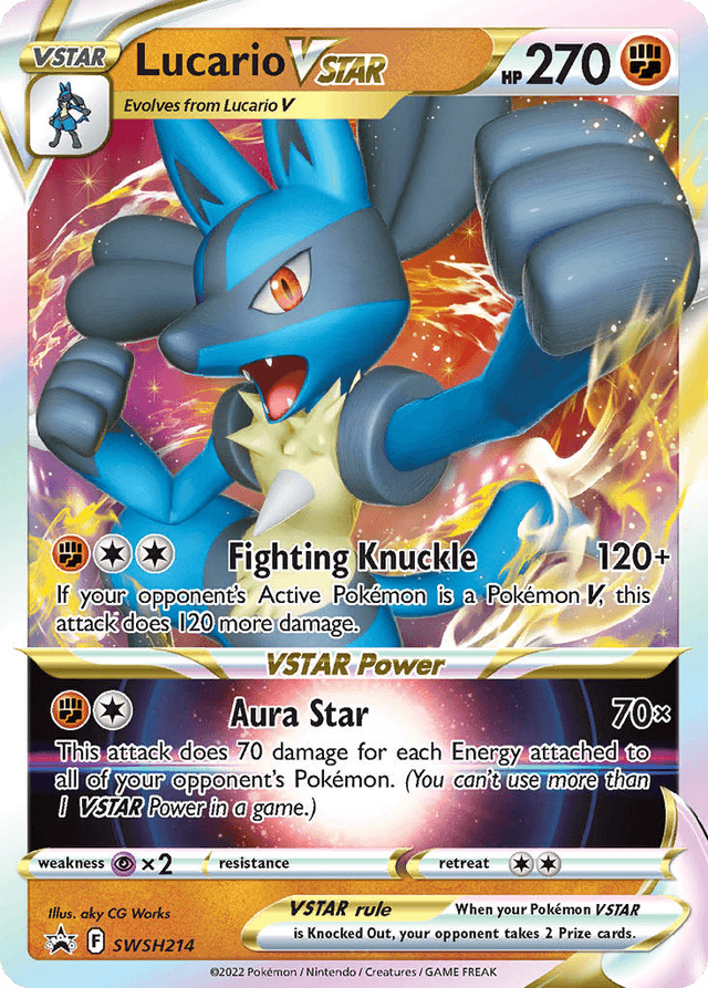 Lucario VSTAR — SWSH Black Star Promos #SWSH214