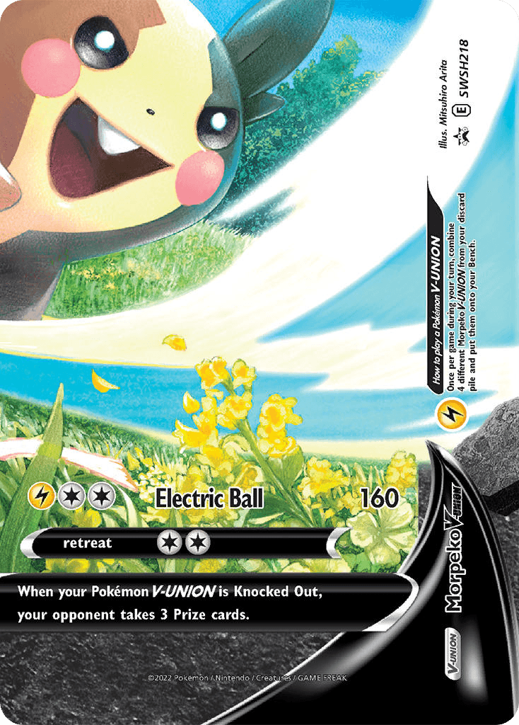 Morpeko V-UNION — SWSH Black Star Promos #SWSH218