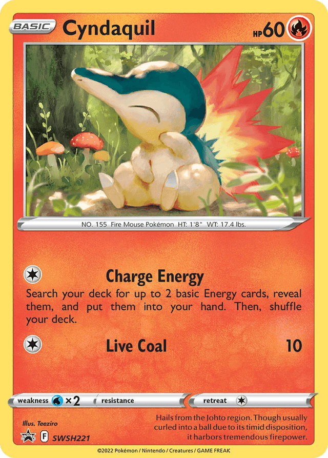 Cyndaquil — SWSH Black Star Promos #SWSH221