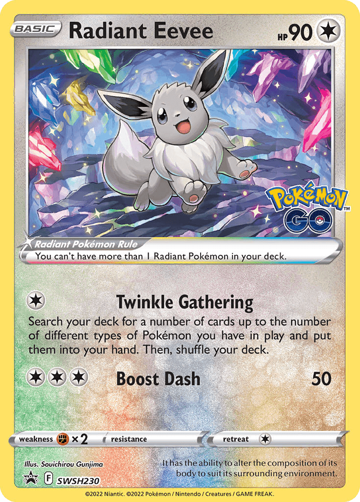 Radiant Eevee — SWSH Black Star Promos #SWSH230
