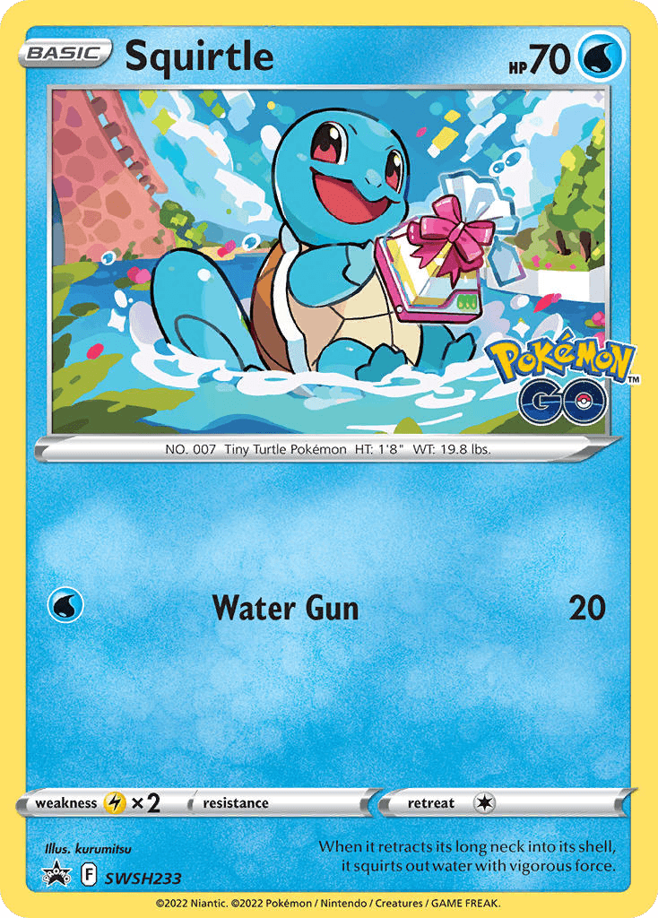 Squirtle — SWSH Black Star Promos #SWSH233