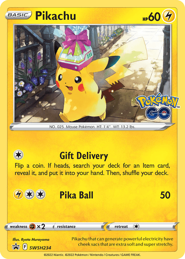 Pikachu — SWSH Black Star Promos #SWSH234