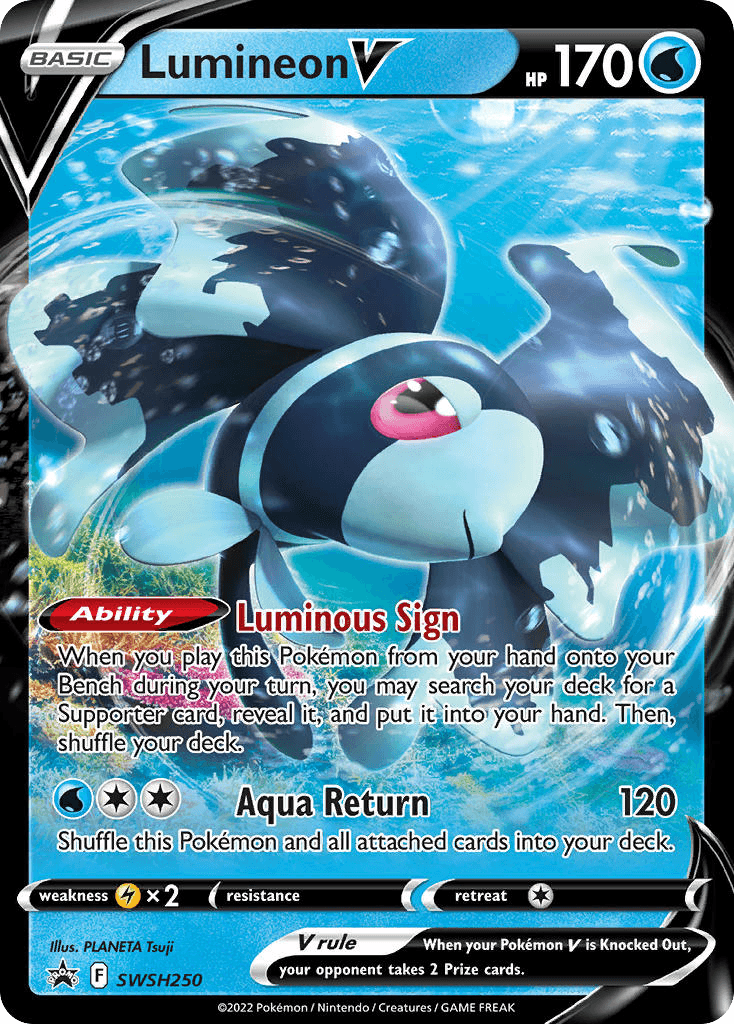Lumineon V — SWSH Black Star Promos #SWSH250