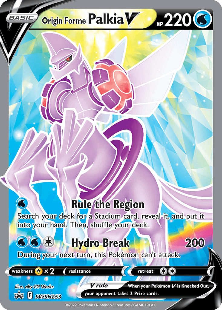 Origin Forme Palkia V — SWSH Black Star Promos #SWSH253