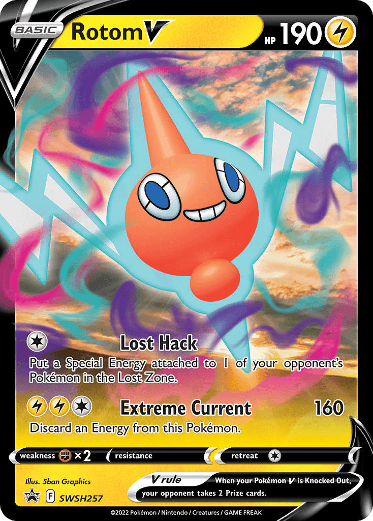 Rotom V — SWSH Black Star Promos #SWSH257