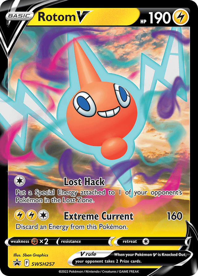Rotom V — SWSH Black Star Promos #SWSH257