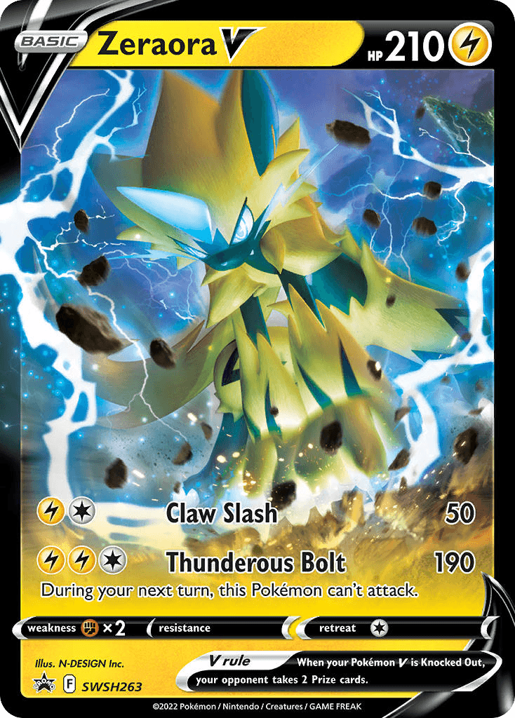 Zeraora V — SWSH Black Star Promos #SWSH263