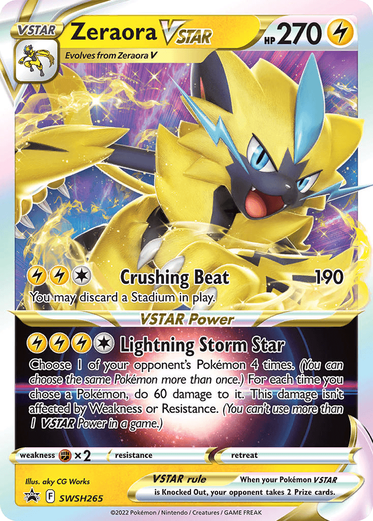 Zeraora VSTAR — SWSH Black Star Promos #SWSH265