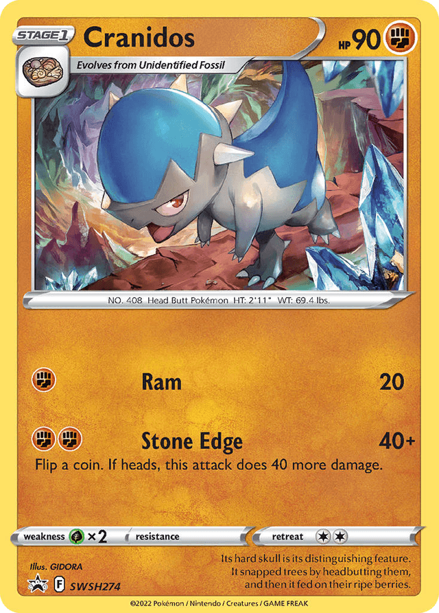 Cranidos — SWSH Black Star Promos #SWSH274
