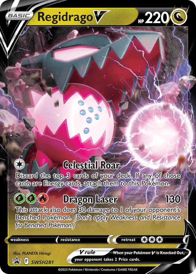 Regidrago V — SWSH Black Star Promos #SWSH281