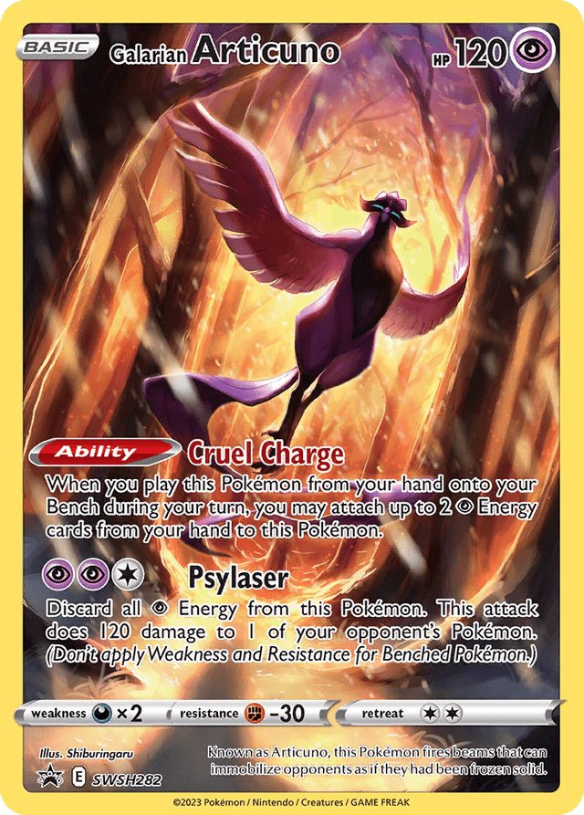 Galarian Articuno — SWSH Black Star Promos #SWSH282