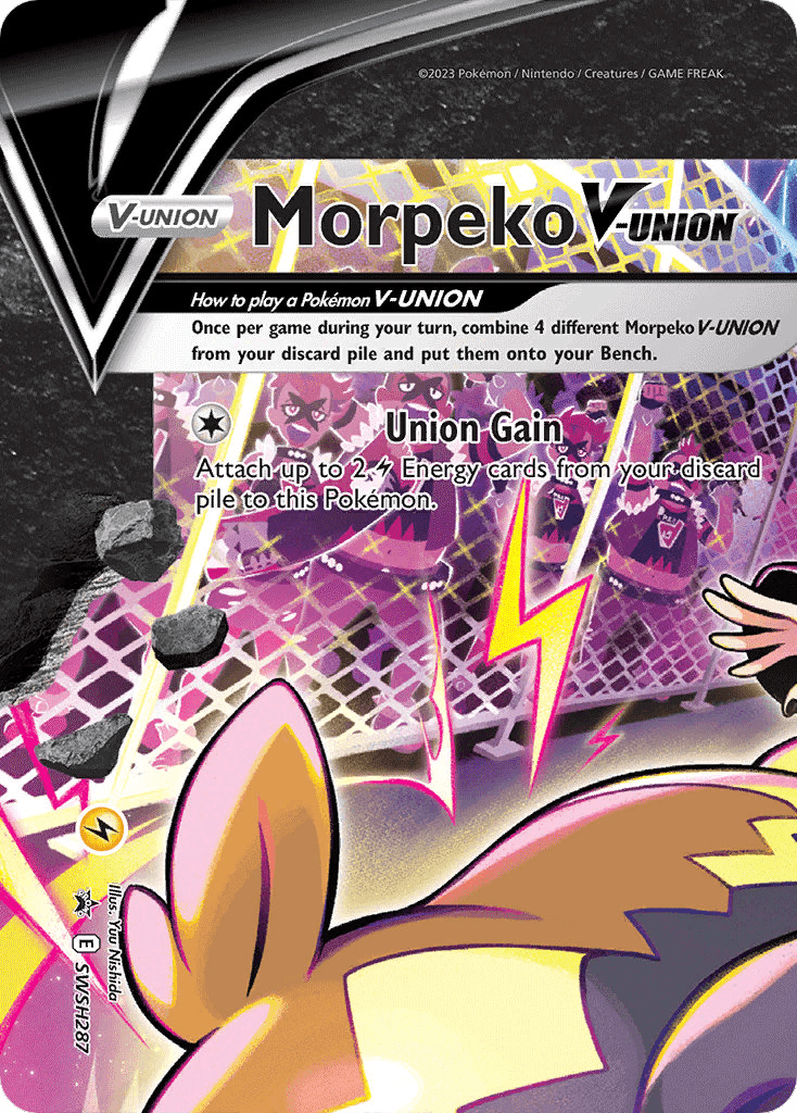 Morpeko V-UNION — SWSH Black Star Promos #SWSH287