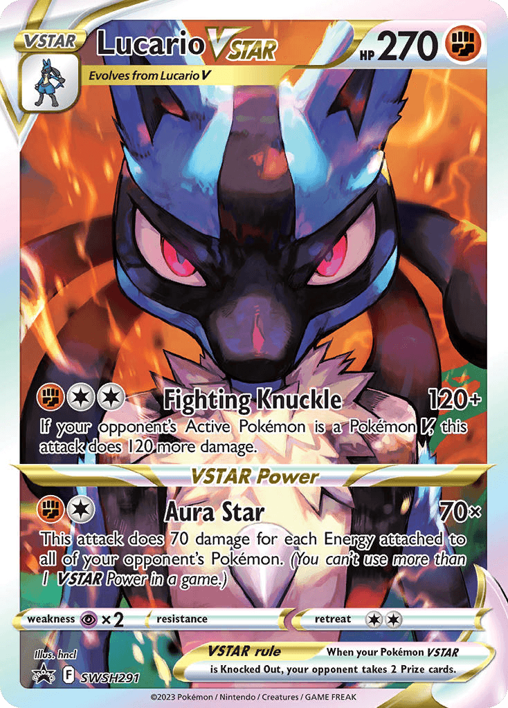 Lucario VSTAR — SWSH Black Star Promos #SWSH291