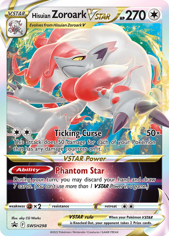 Hisuian Zoroark VSTAR — SWSH Black Star Promos #SWSH298