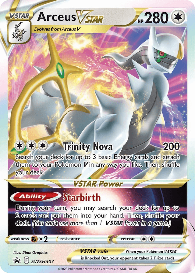 Arceus VSTAR — SWSH Black Star Promos #SWSH307