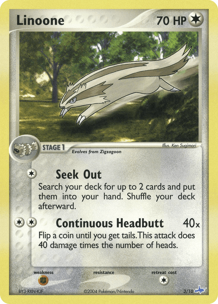 Linoone — EX Trainer Kit Latios #3