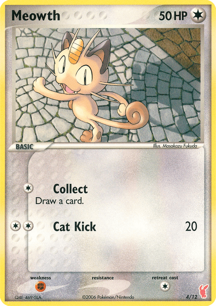 Meowth — EX Trainer Kit 2 Plusle #4