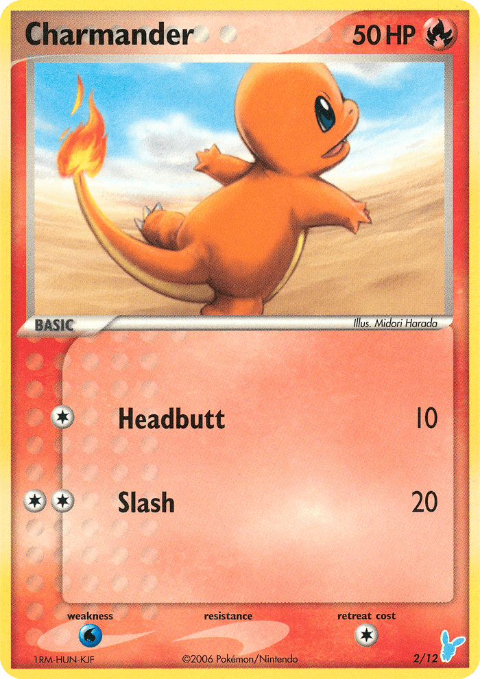 Charmander — EX Trainer Kit 2 Minun #2