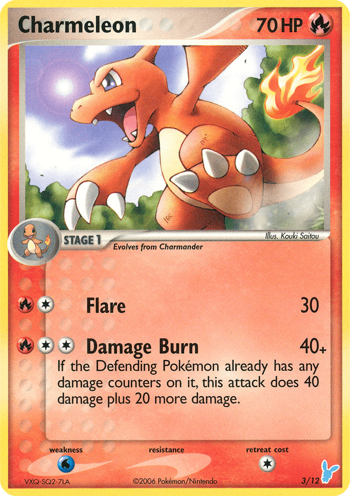 Charmeleon — EX Trainer Kit 2 Minun #3