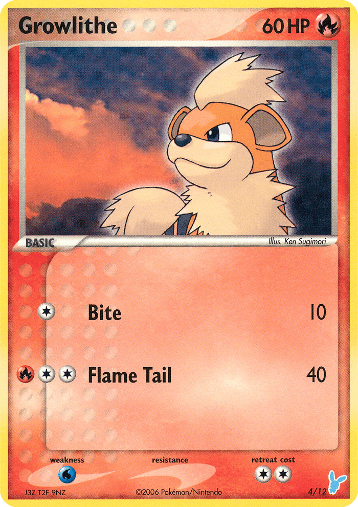 Growlithe — EX Trainer Kit 2 Minun #4