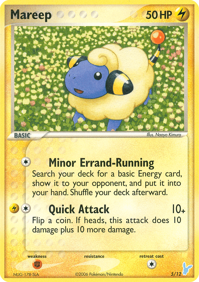Mareep — EX Trainer Kit 2 Minun #5