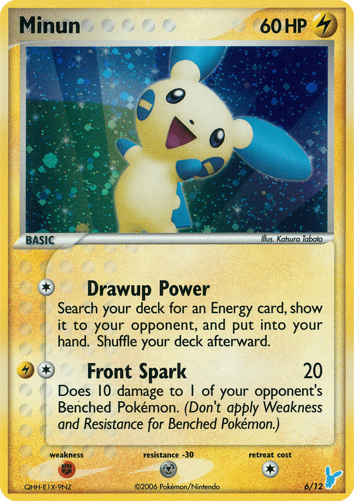 Minun — EX Trainer Kit 2 Minun #6
