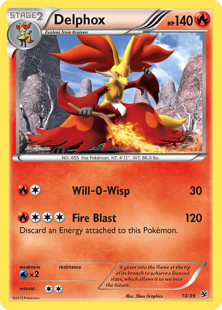 Delphox — Kalos Starter Set #10