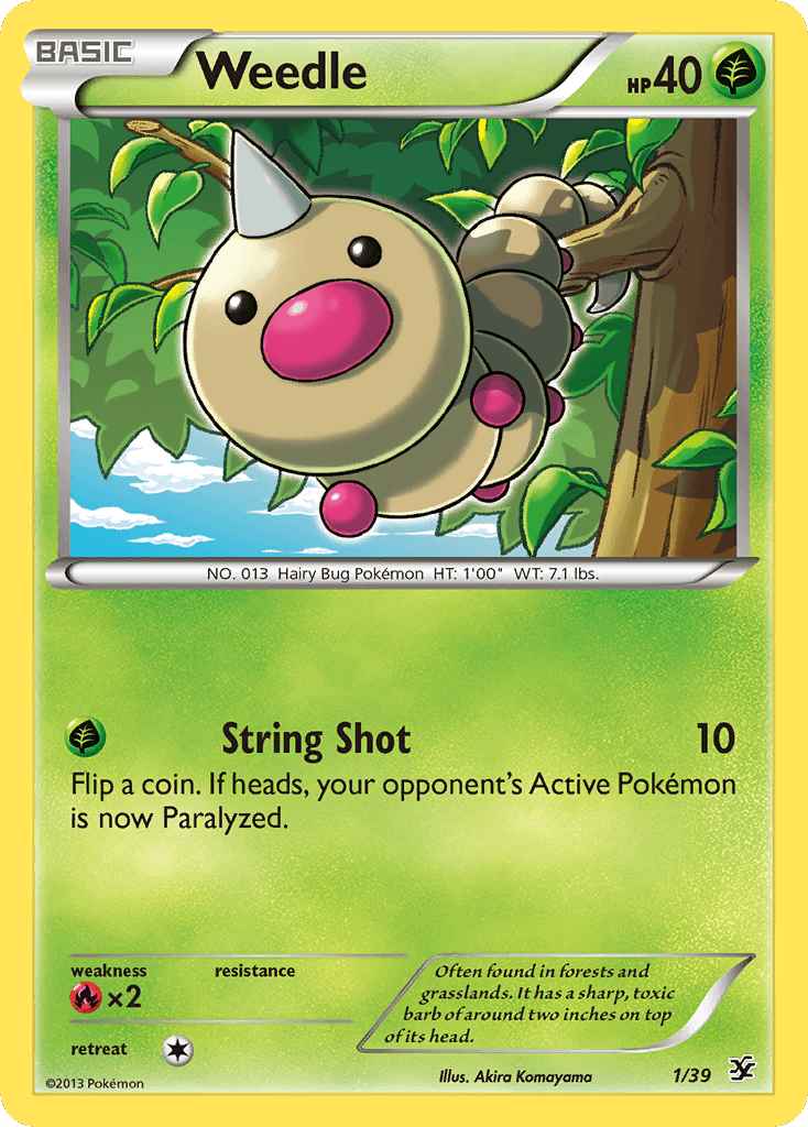 Weedle — Kalos Starter Set #1