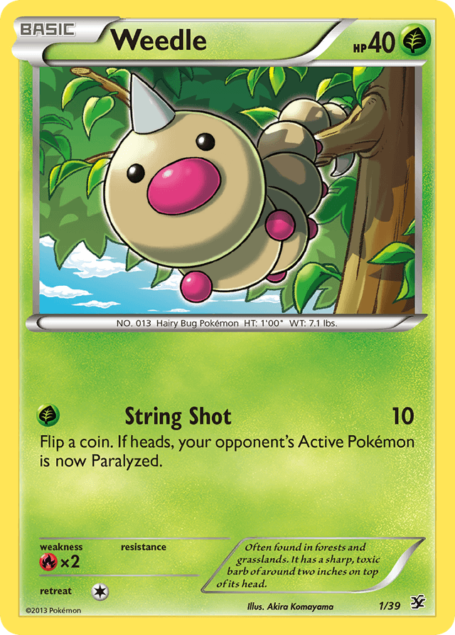Weedle — Kalos Starter Set #1