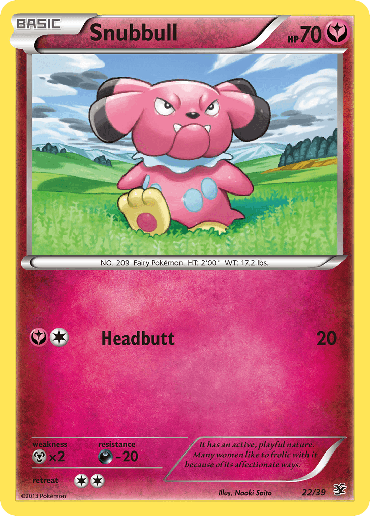 Snubbull — Kalos Starter Set #22