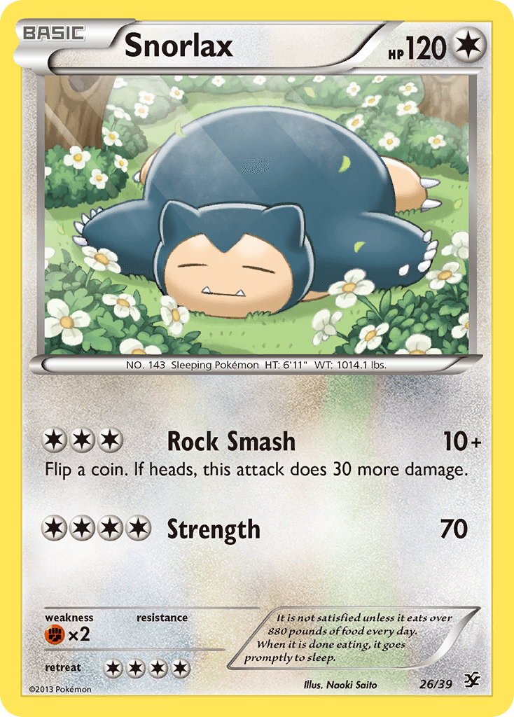 Snorlax — Kalos Starter Set #26