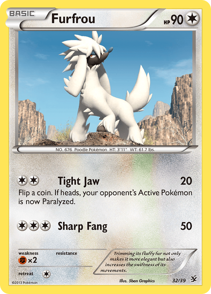 Furfrou — Kalos Starter Set #32