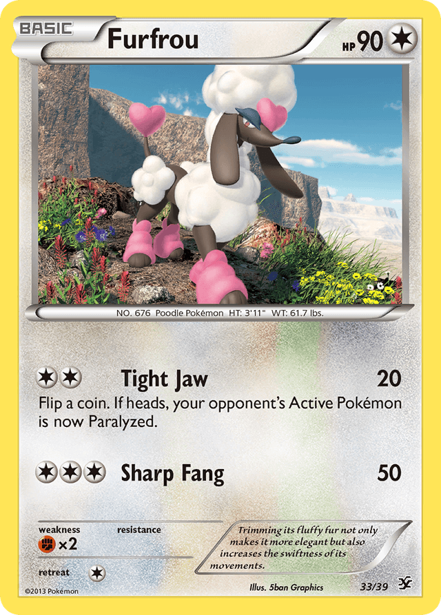 Furfrou — Kalos Starter Set #33