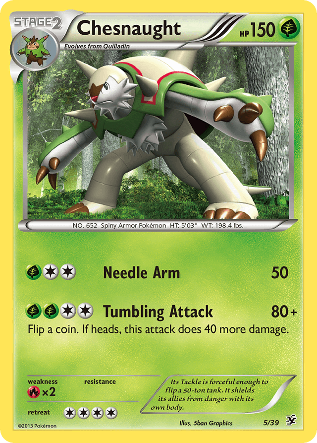 Chesnaught — Kalos Starter Set #5