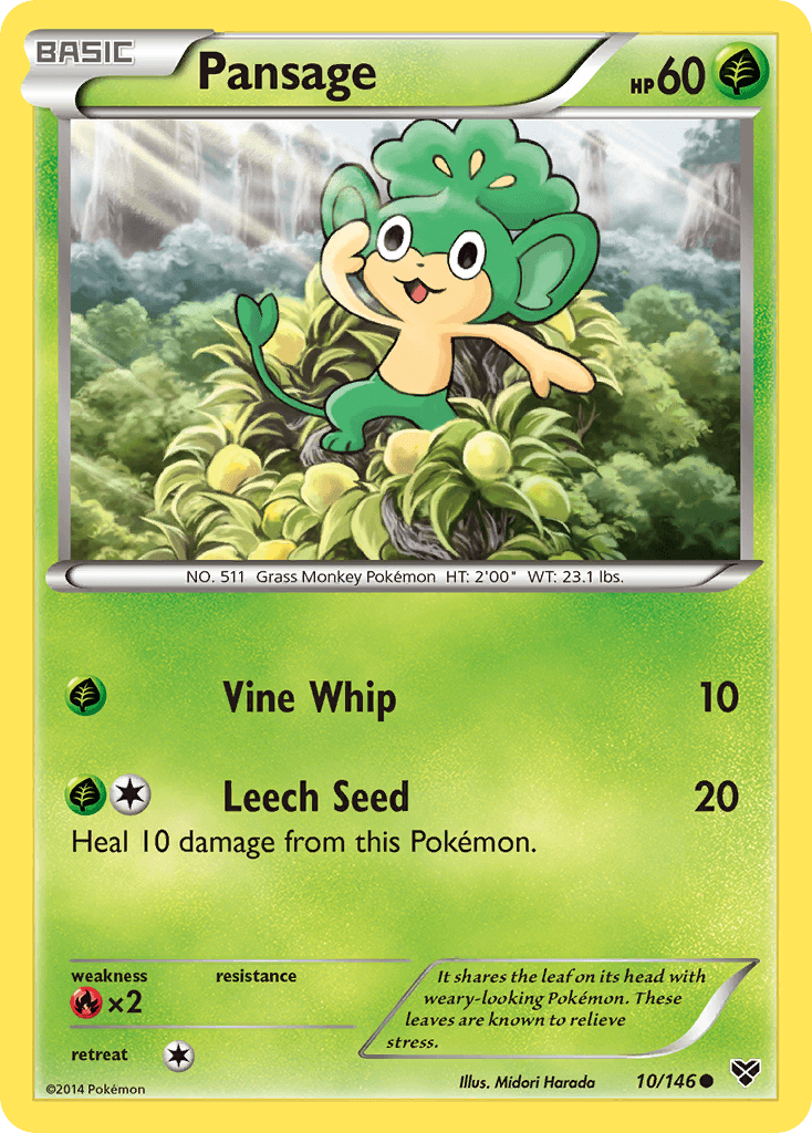 Pansage — XY #10