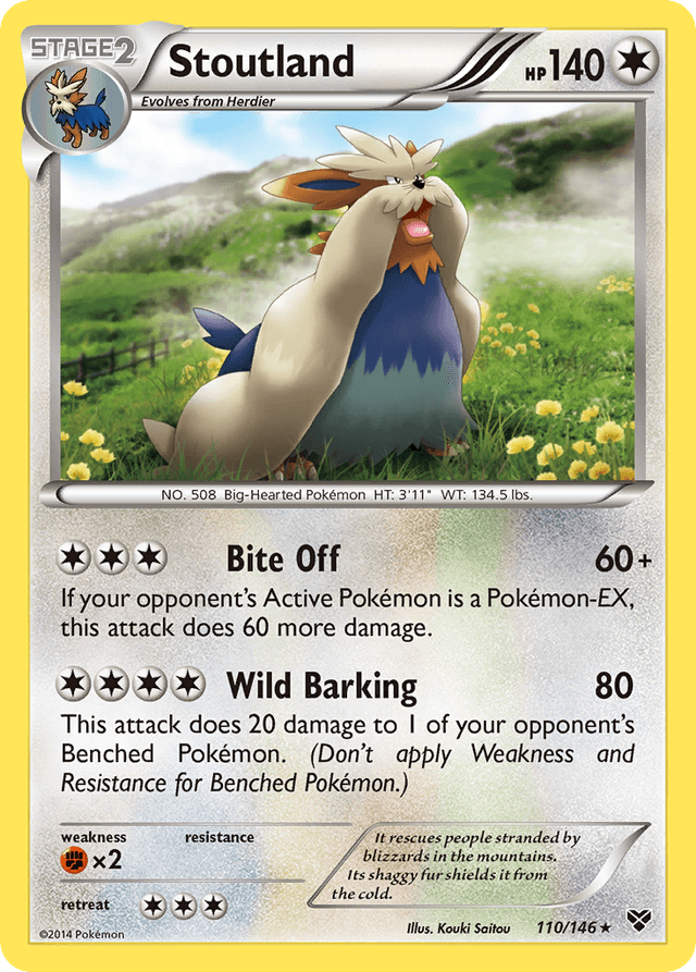 Stoutland — XY #110