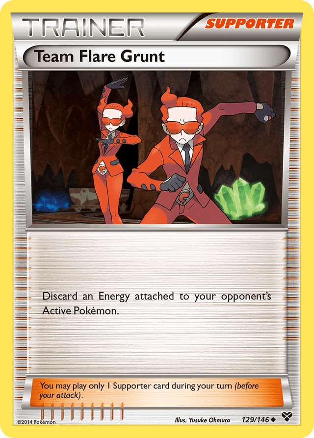 Team Flare Grunt — XY #129