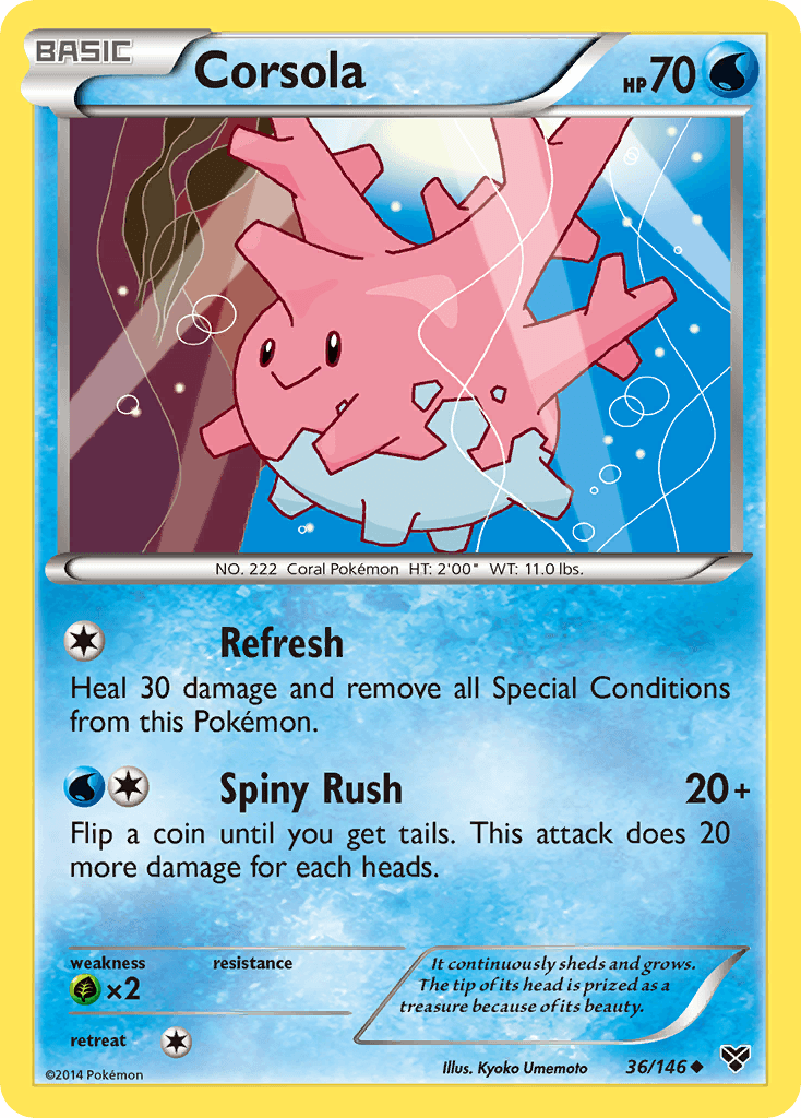 Corsola — XY #36
