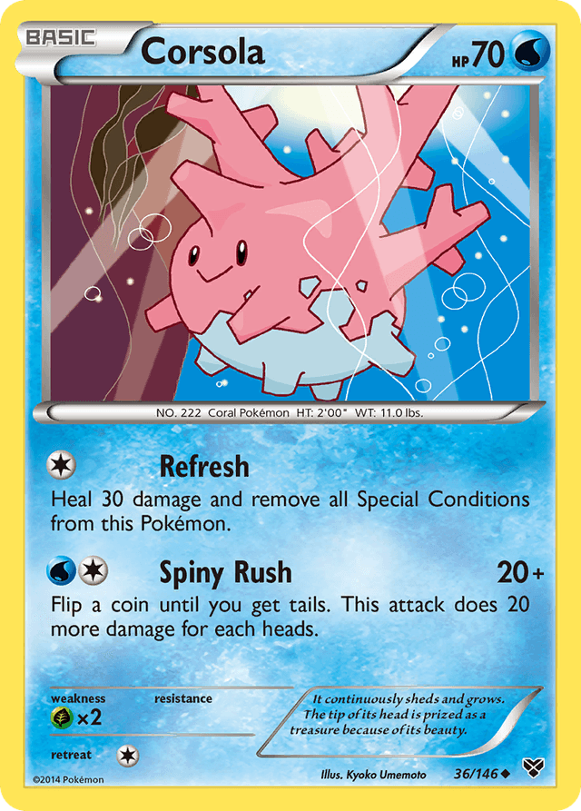 Corsola — XY #36