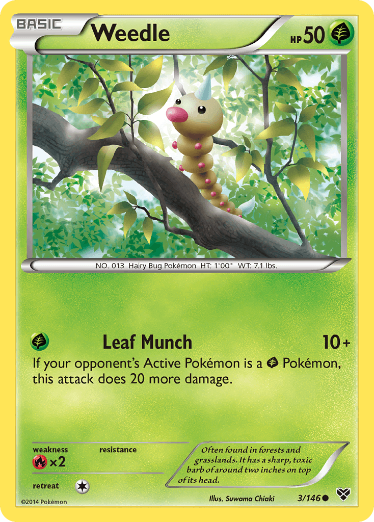 Weedle — XY #3