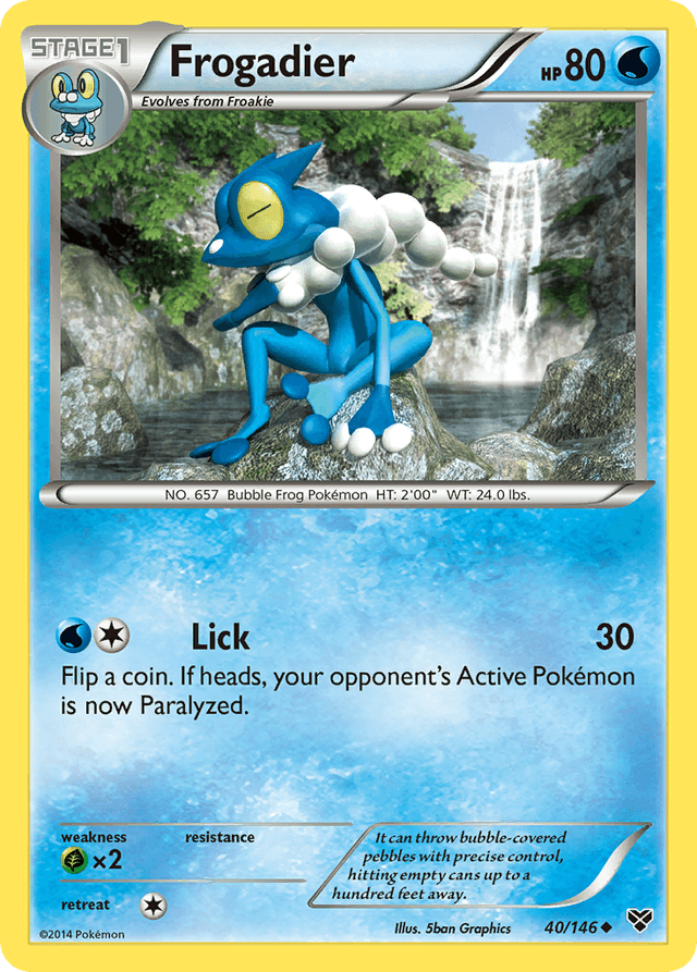 Frogadier — XY #40
