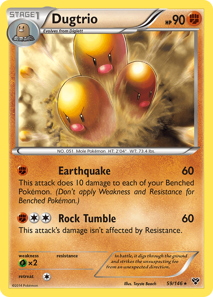 Dugtrio — XY #59