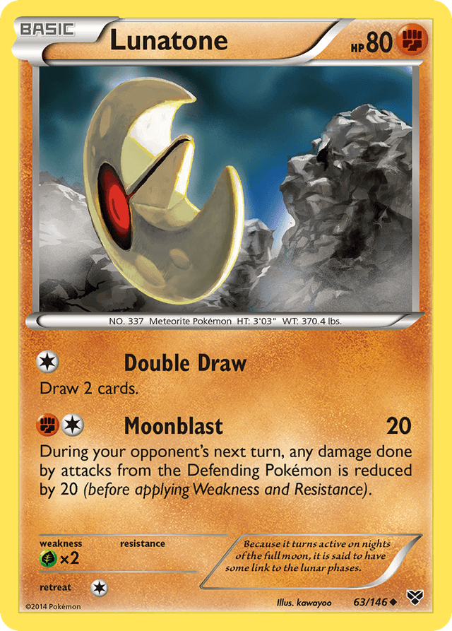 Lunatone — XY #63