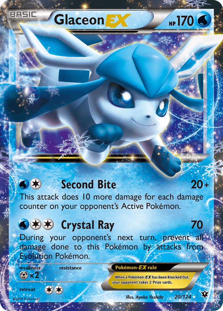 Glaceon-EX — Fates Collide #20