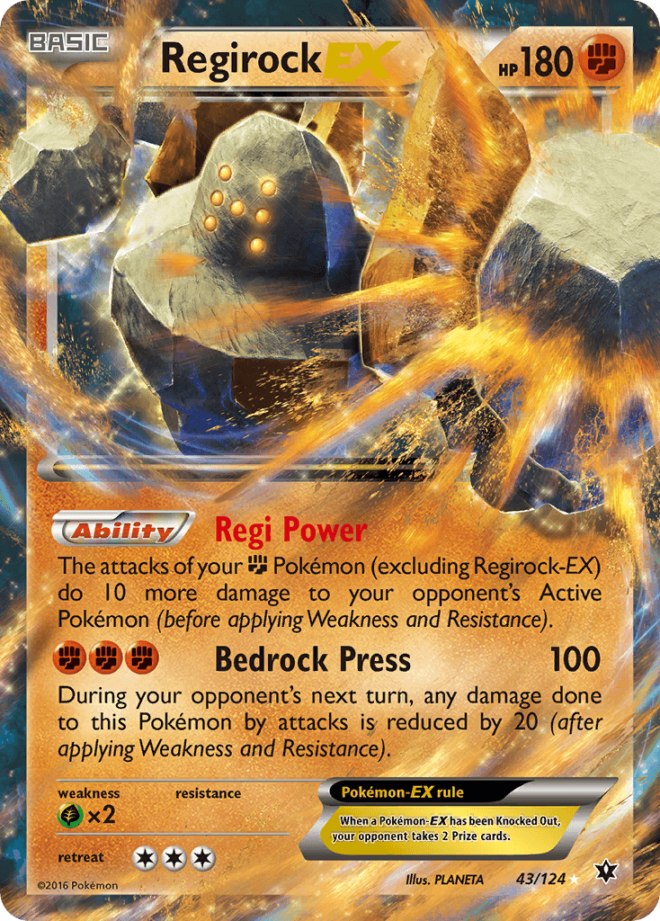 Regirock-EX — Fates Collide #43