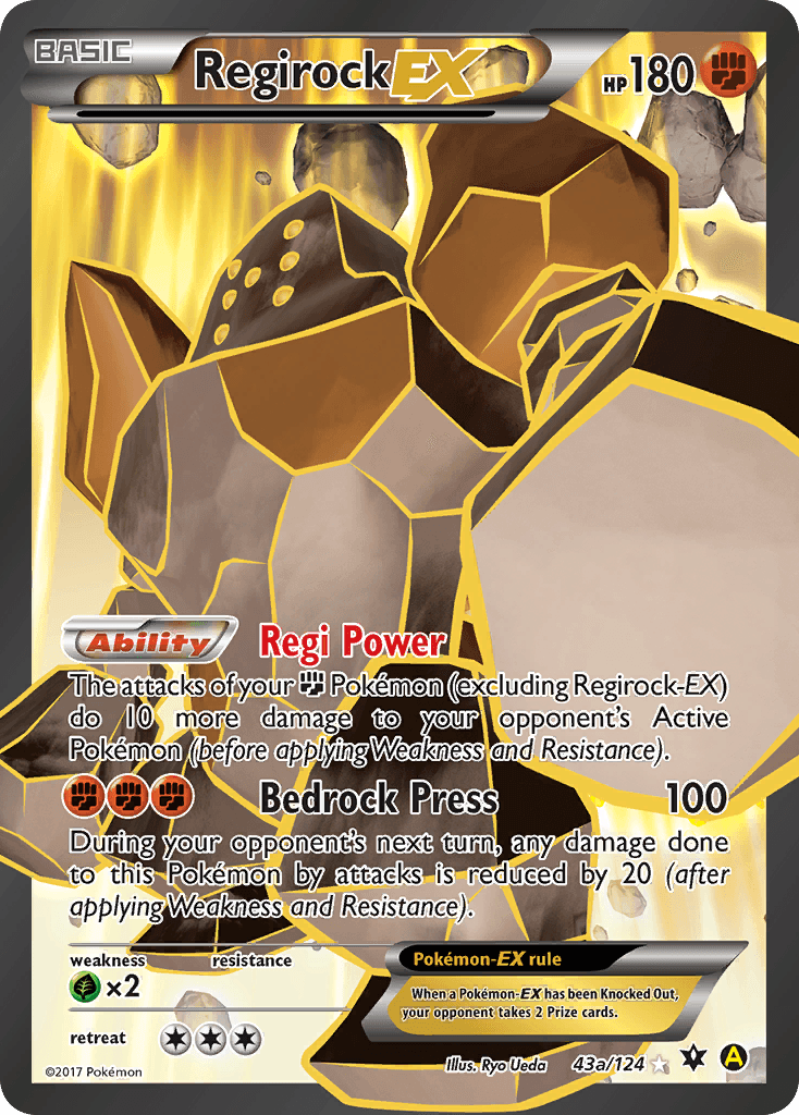 Regirock-EX — Fates Collide #43a