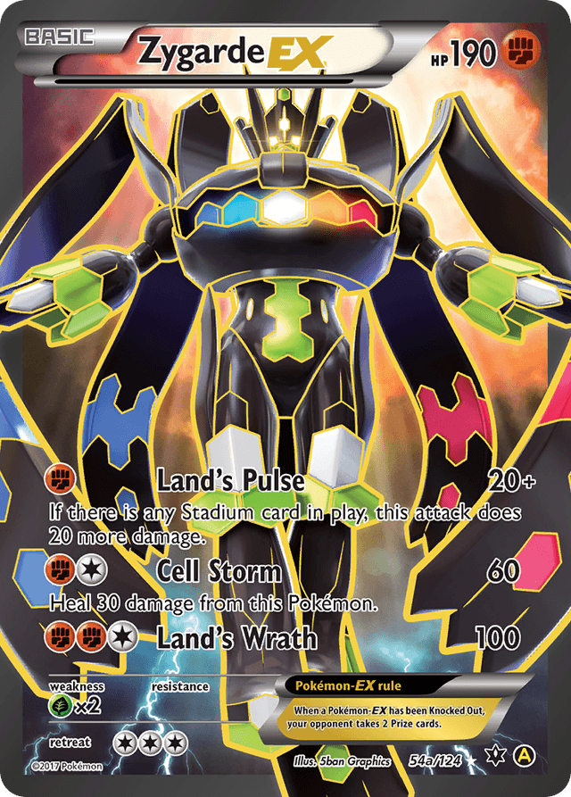 Zygarde-EX — Fates Collide #54a