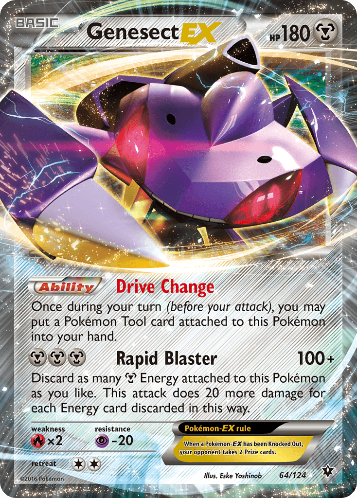 Genesect-EX — Fates Collide #64